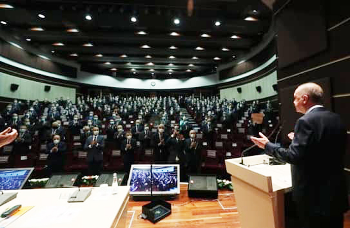 AK Parti Afyon Heyeti Reis’le Toplantıya Katıldı