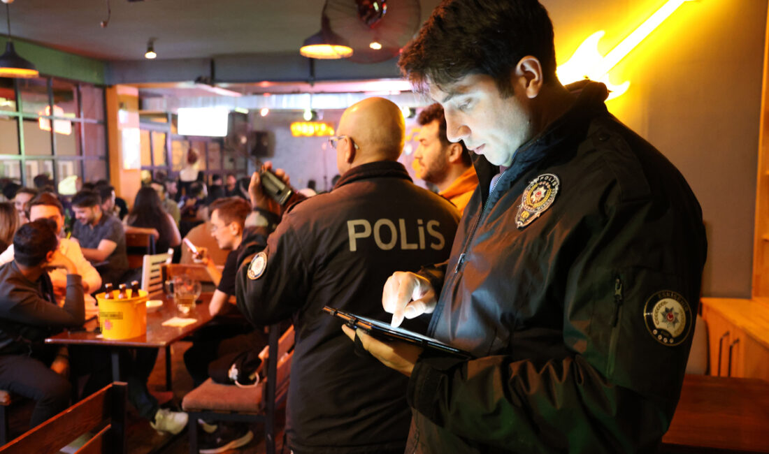 Eskişehir’de polis ekiplerinin gerçekleştirdiği