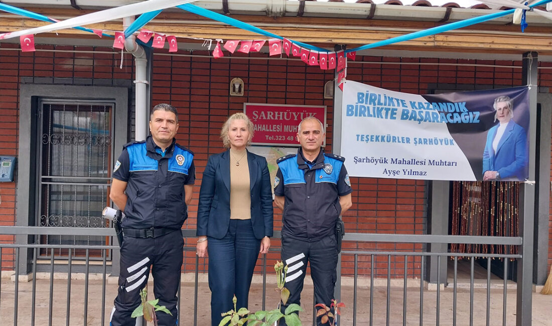 Eskişehir'de polis ekipleri muhtarları